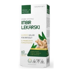 Medica Herbs Imbir Lekarski 60 k