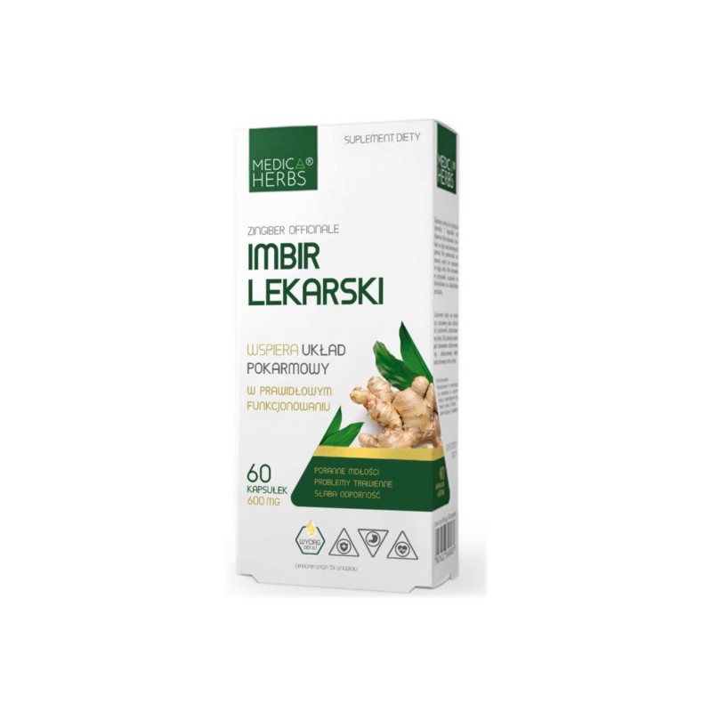 Medica Herbs Imbir Lekarski 60 k