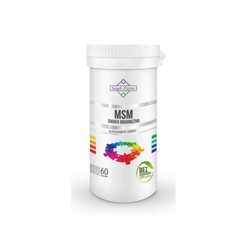 Soul Farm Premium MSM 500 mg 60 k siarka