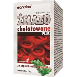 Sanbios Żelazo Chelatowe Plus 30 T