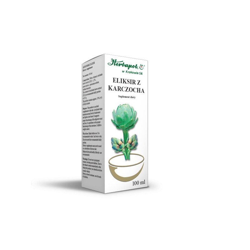 Herbapol Eliksir z Karczocha 100 ml cholesterol