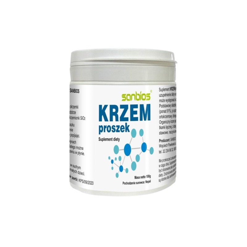 Sanbios Krzem proszek 100 g