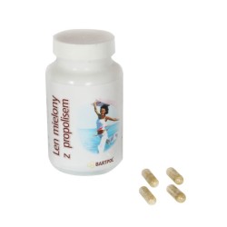 Bartpol Len Mielony Z Propolisem 60 Kapsułki