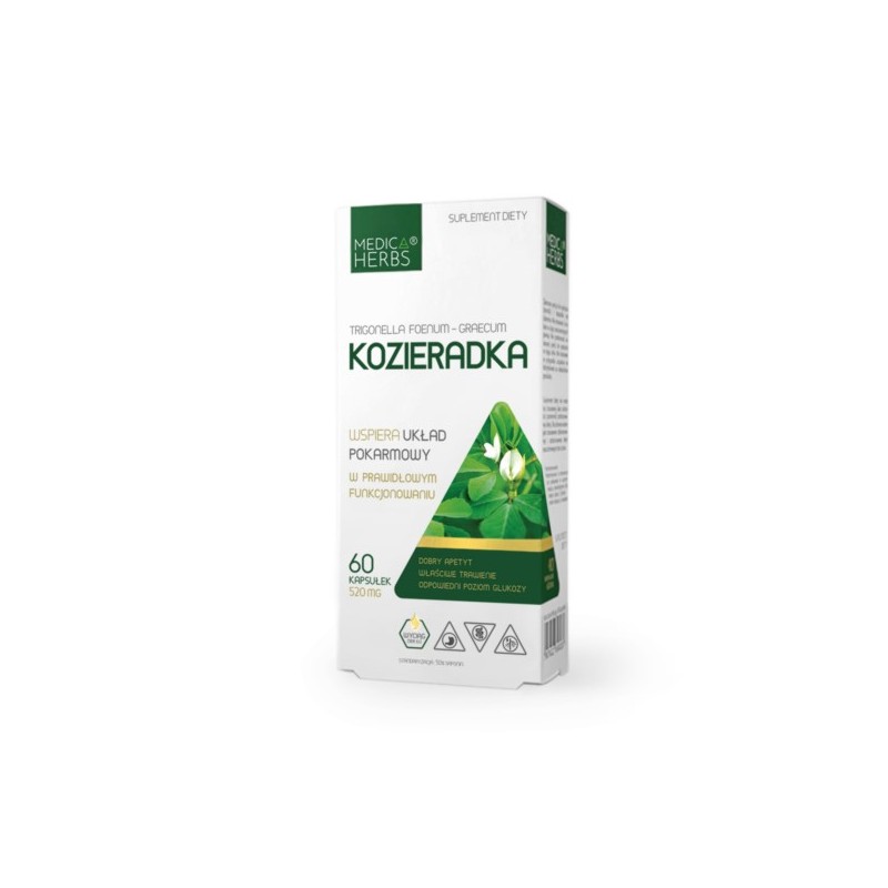 Medica Herbs Kozieradka 520 mg 60 kap