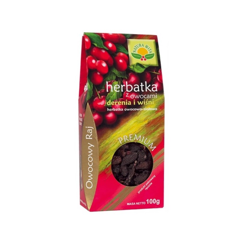Natura Wita Herbatka Dereń I Wiśnia 100G