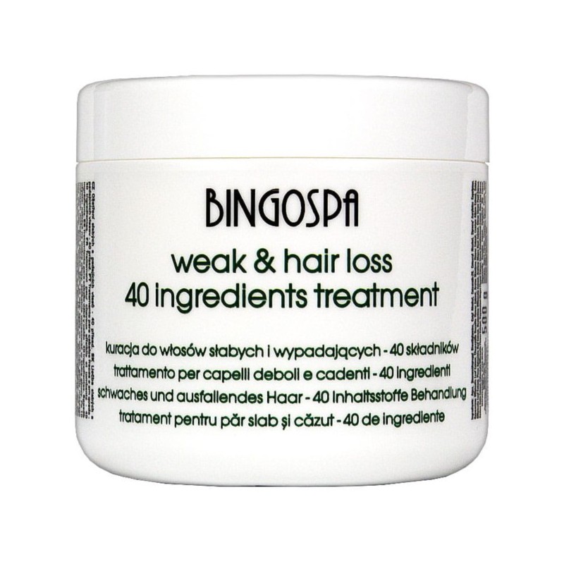 Bingospa Kuracja Spa Dla Słabych Włosów 500 G