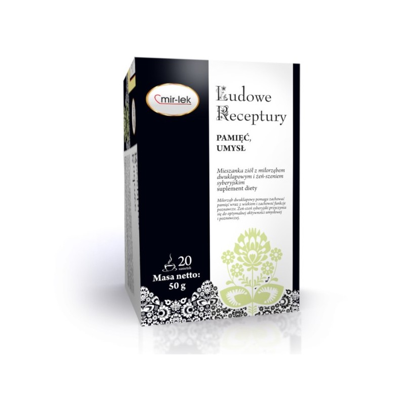 Mirlek Ludowe Receptury Pamięć Umysł 20 Sasz.