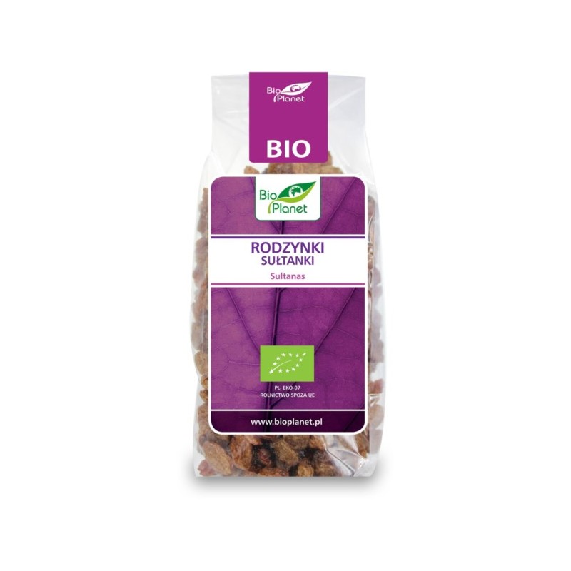 BIO PLANET Rodzynki sułtanki BIO 200g