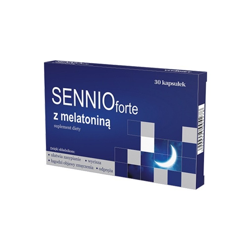 Vitadiet Sennio Forte Z Melatoniną 30 Kaps.