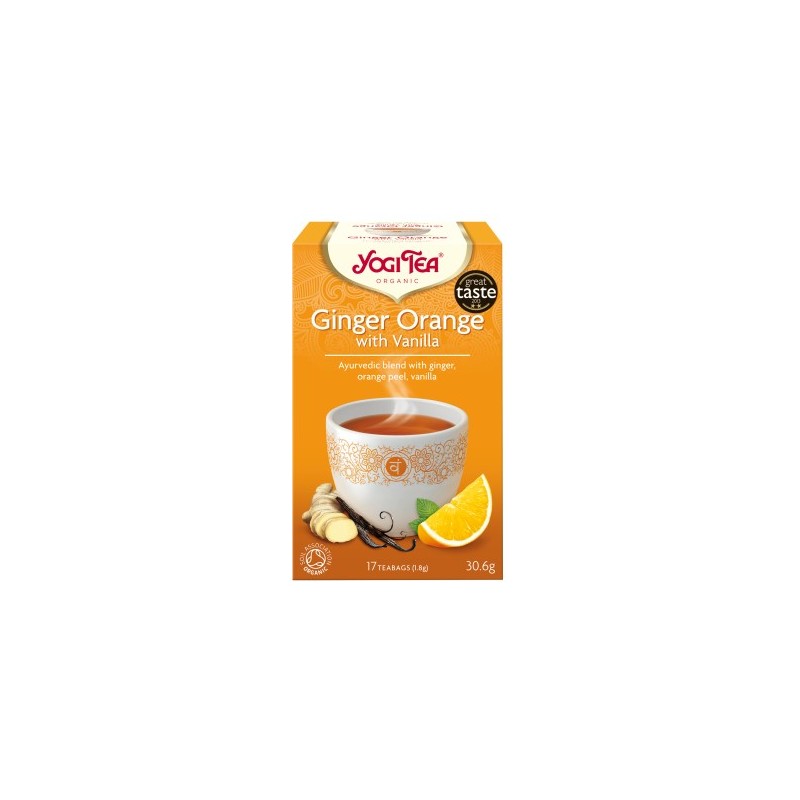Yogi Tea Herbata Ginger Orange Bio 17X1,8 G