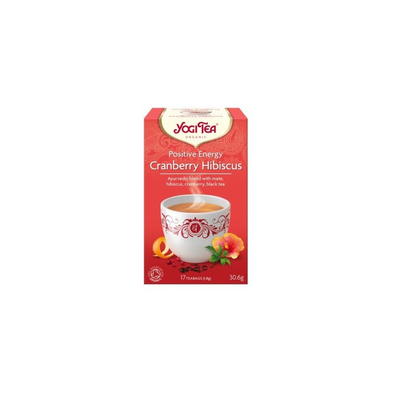 Yogi Tea Herbata Cranberry Hibiscus Bio 17X1,8 G