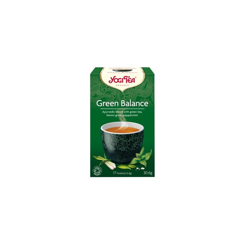 Yogi Tea Herbata Green Balance 17X1,8 G Z Kombuchą