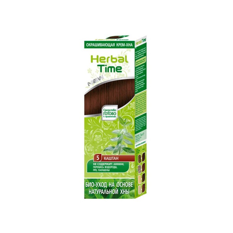 Herbal Time Naturalna Henna KASZTAN 75 ml