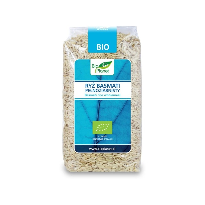 BIO PLANET Ryż basmati pełnoziarnisty BIO 500g