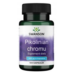 Swanson Chrom Pikolinian 200 Mcg 100 K