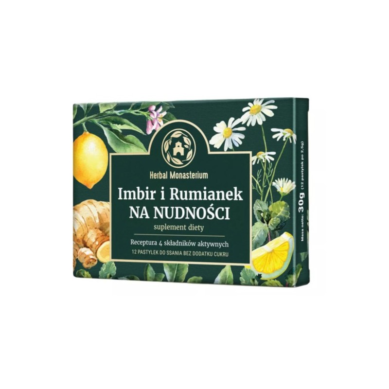 Herbal Monasterium Imbir I Rumianek na nudności