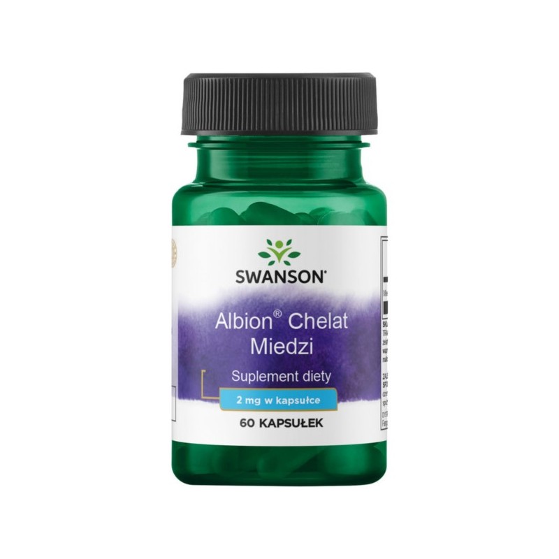 Swanson Albion Chelat Miedzi 2 Mg 60 K