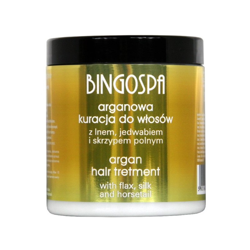 Bingospa Kuracja Arganowa Do Włosów Z Lnem