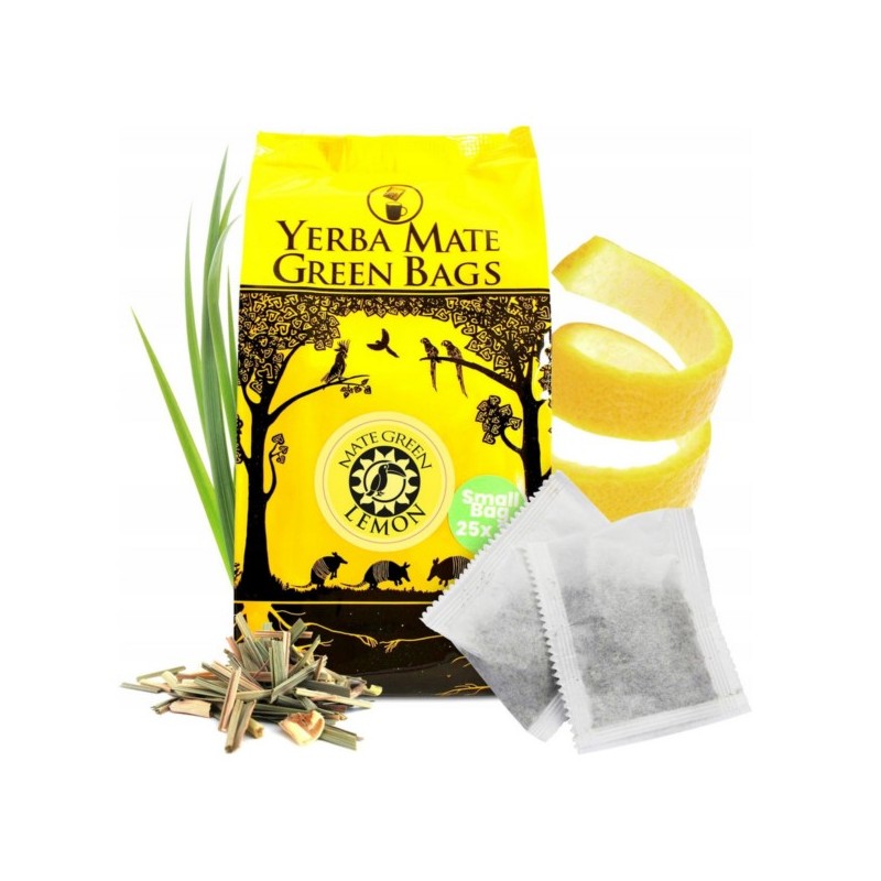 Oranżada Yerba Mate Green Lemon saszetki 25X3G