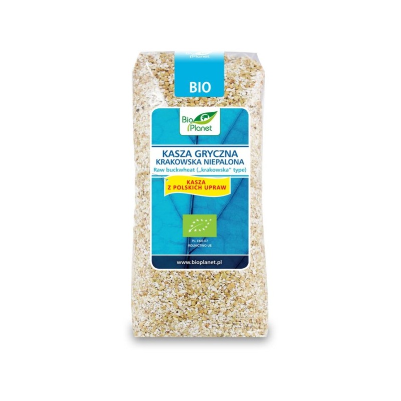 BIO PLANET Kasza gryczana KRAKOWSKA niepalona 500g