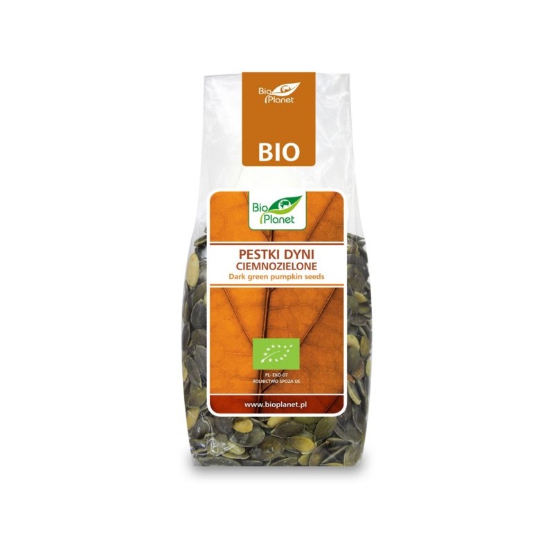 BIO PLANET Pestki dyni ciemnozielone BIO 150g