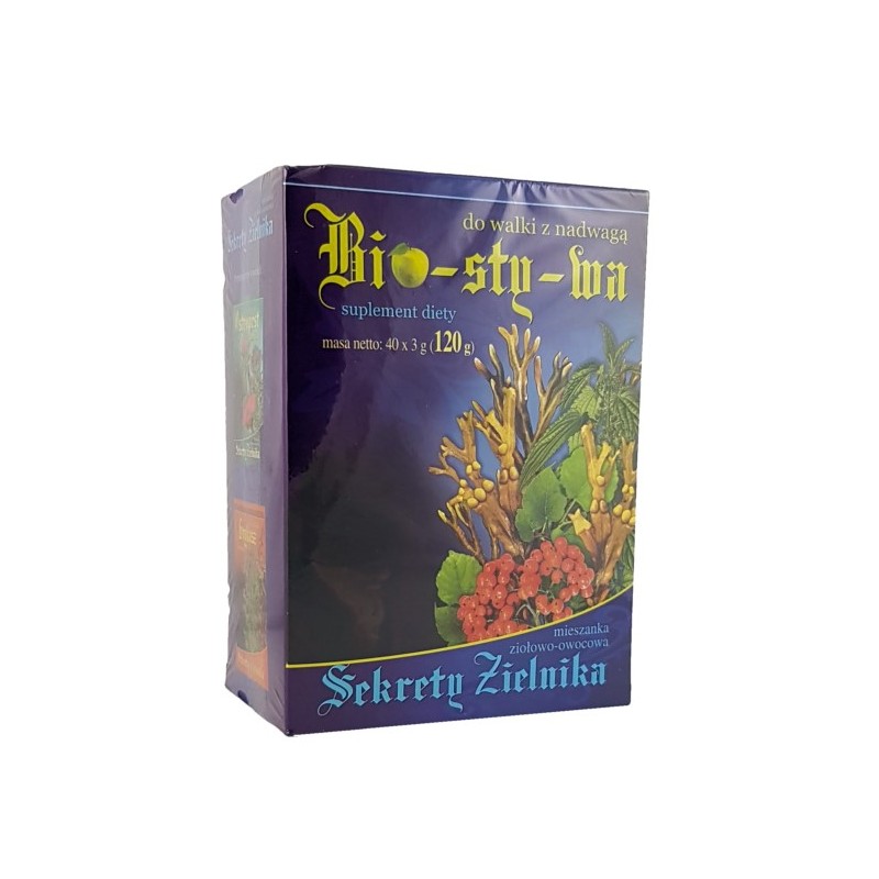 Asz Sekrety Zielnika Bio-Sty-Wa 40X3G Odchudzanie