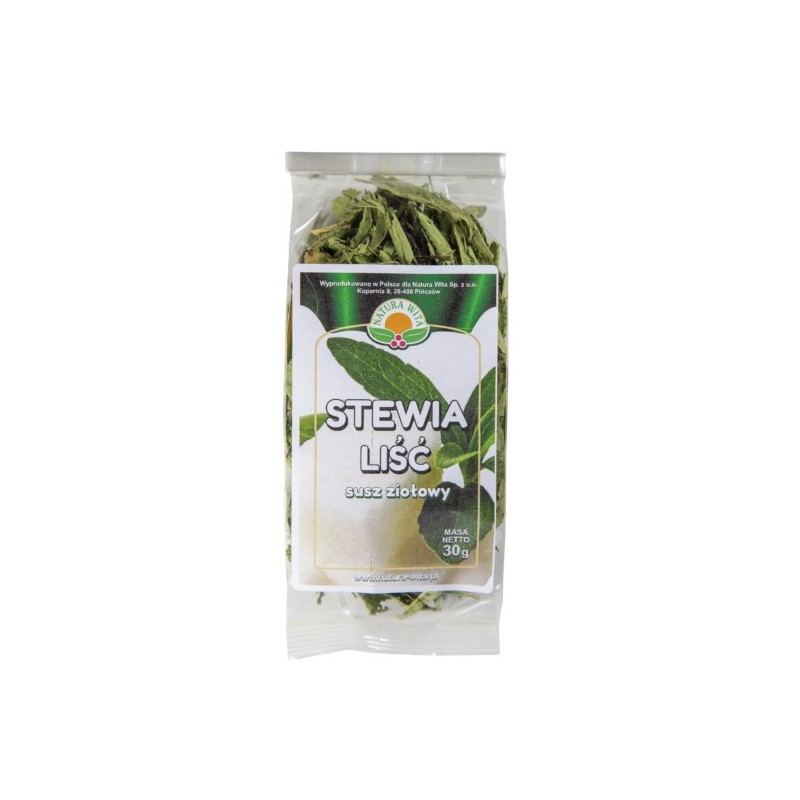Natura Wita Stevia Liść 30 g naturalny słodzik