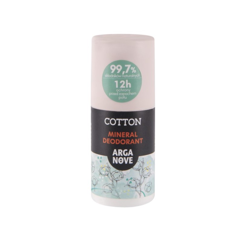 Dezodorant Mineralny Rollon Cotton 50 ml