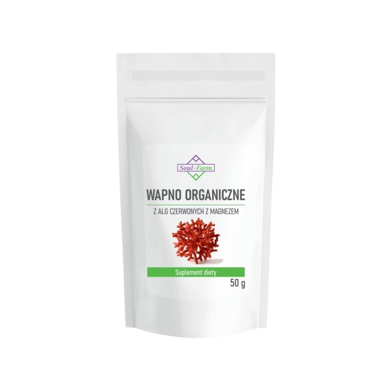 Soul Farm Premium Wapno Organiczne 50g proszek