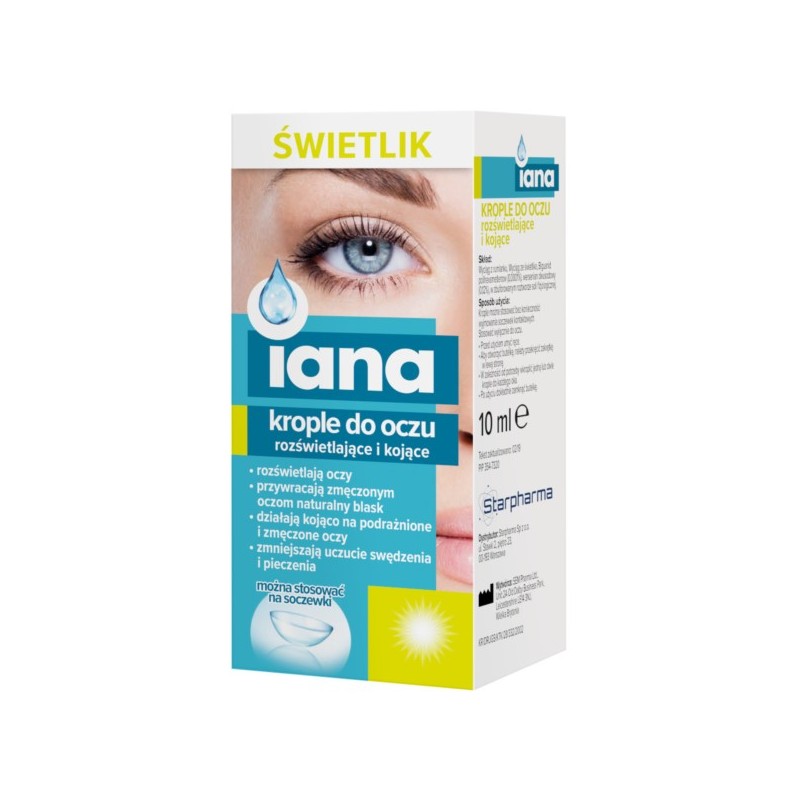 Starpharma Iana Krople Do Oczu ze świetlikiem
