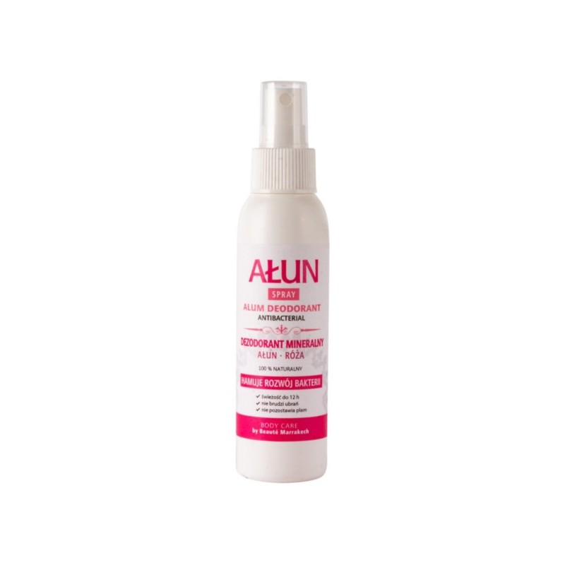 Dezodorant Mineralny Ałun różany 100 ml