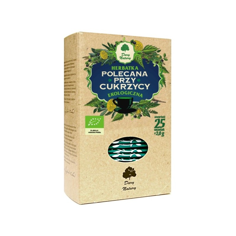 Dary Natury Herbata Polecana Przy Cukrzy EKO25X2G