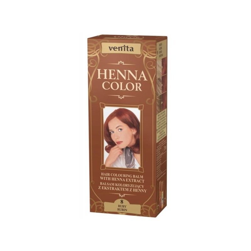 Venita Henna Color Balsam Nr 8 Rubin 75 ml