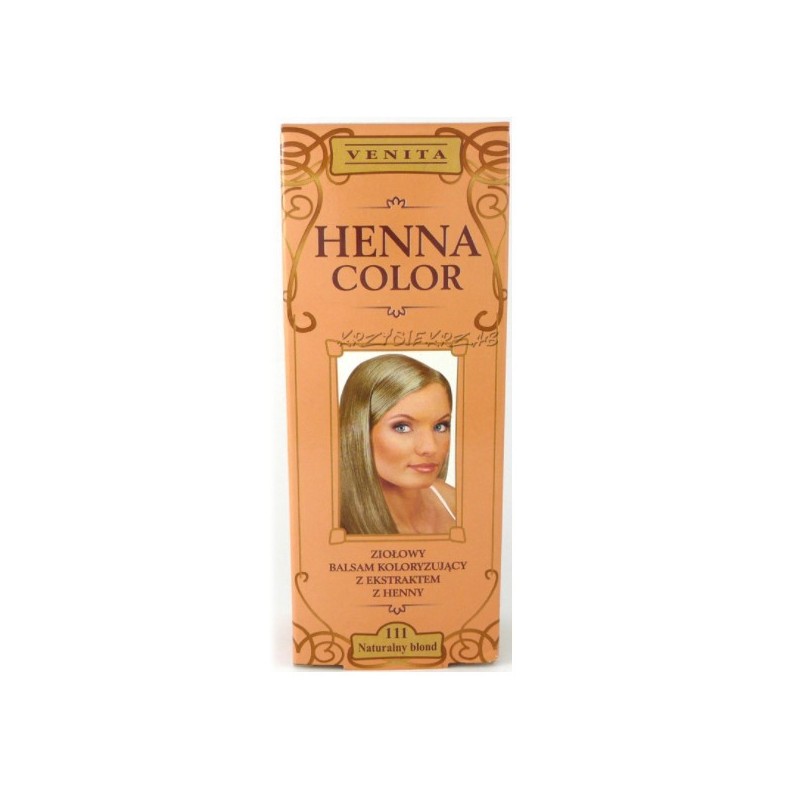 Venita Henna Color Balsam Nr 111 Natural Blond