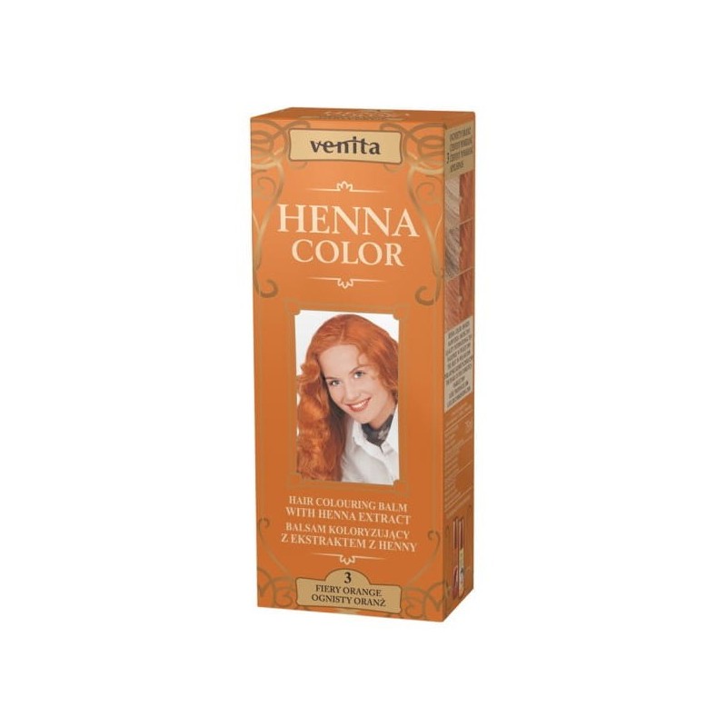 Venita Henna Color Balsam Nr 3 Fiery Orange
