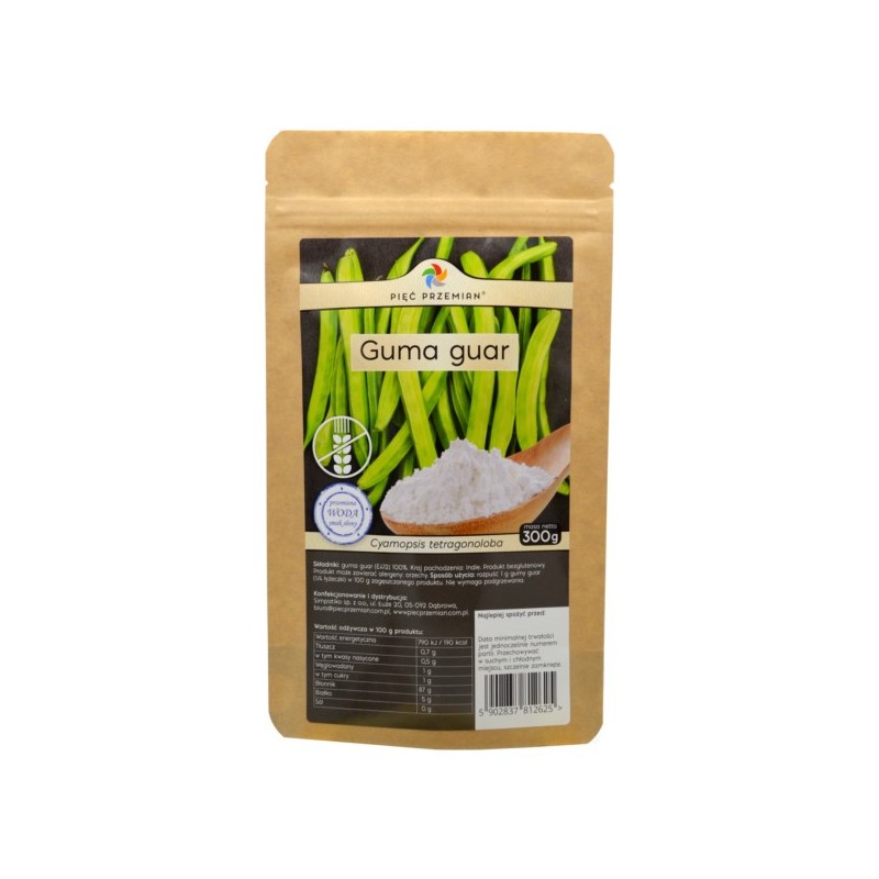 Pięć Przemian Guma Guar 300 g
