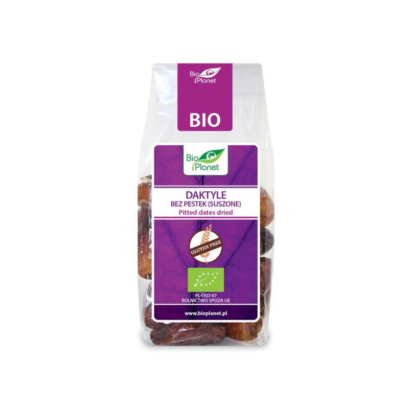 BIO PLANET Daktyle bez pestek suszone bezgl. 150g
