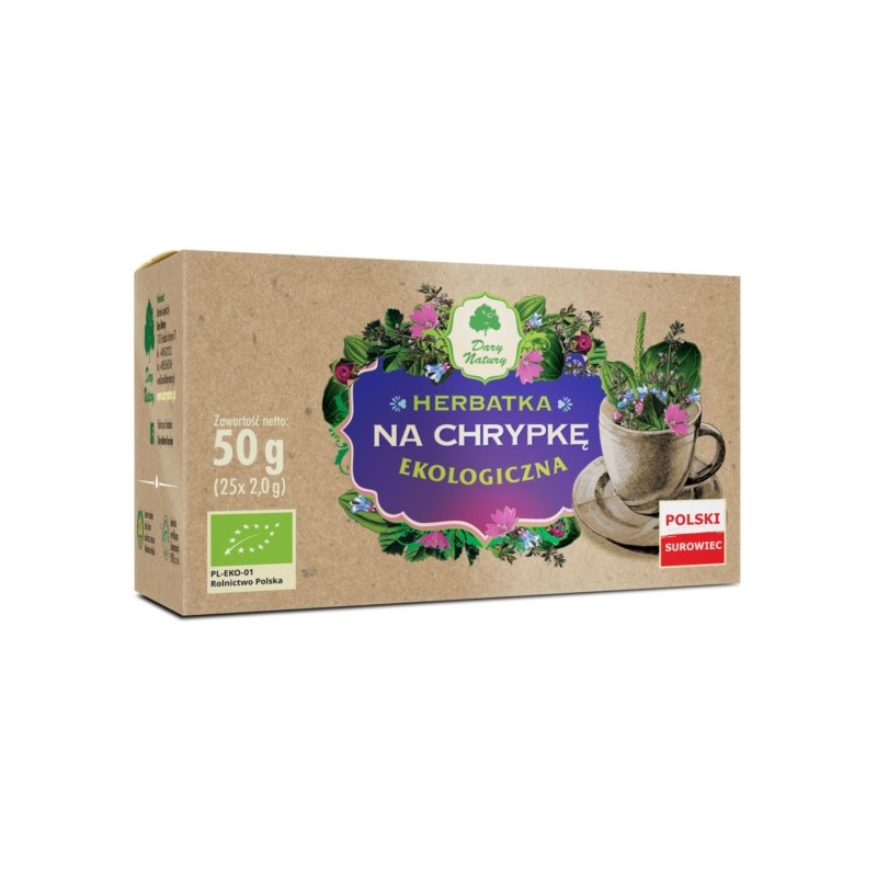 Dary Natury Herbata Na Chrypkę Eko 25X2G