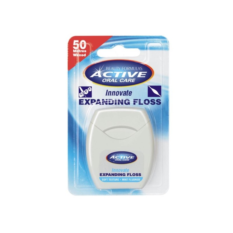 Beauty Formulas Activ Nić pęczniejąca z fluorem 50