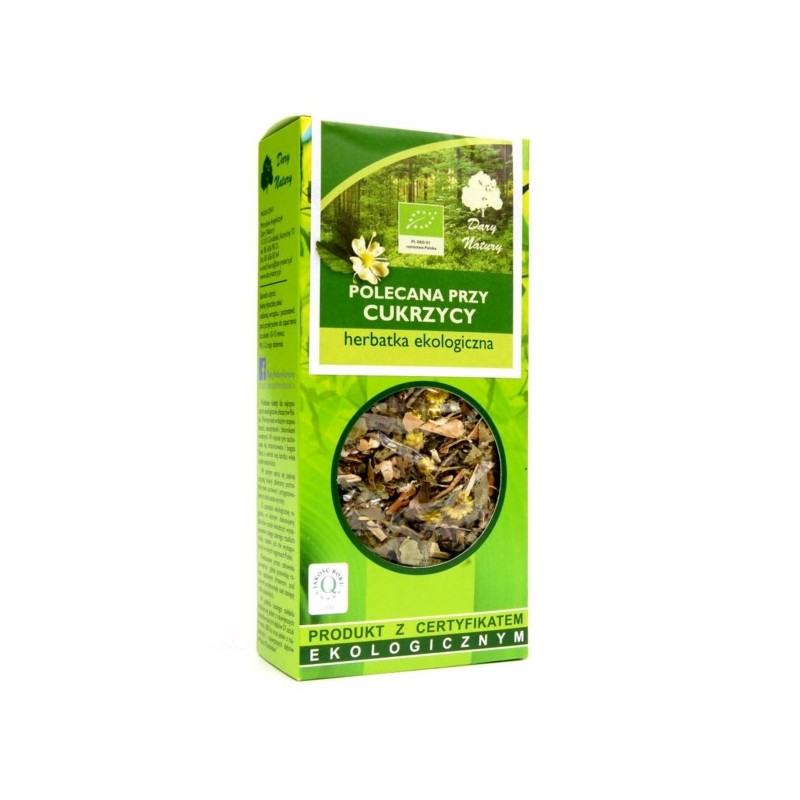 Dary Natury Herbata Polecana Przy Cukrzycy EKO 50G