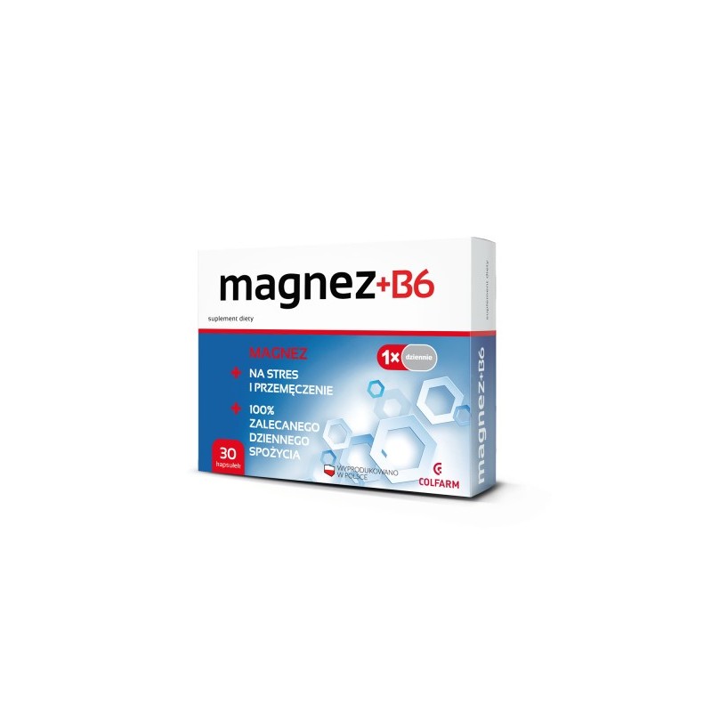 Colfarm Magnez B6 30 k na stres i przemęczenie