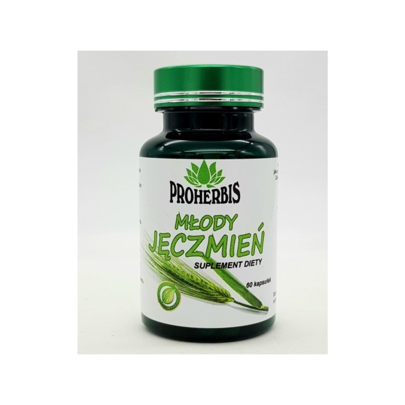 Proherbis Młody Jęczmień 400 mg 60 K