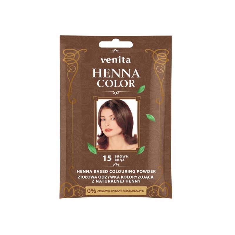 Venita Henna Color ZOK Nr 15 Brąz