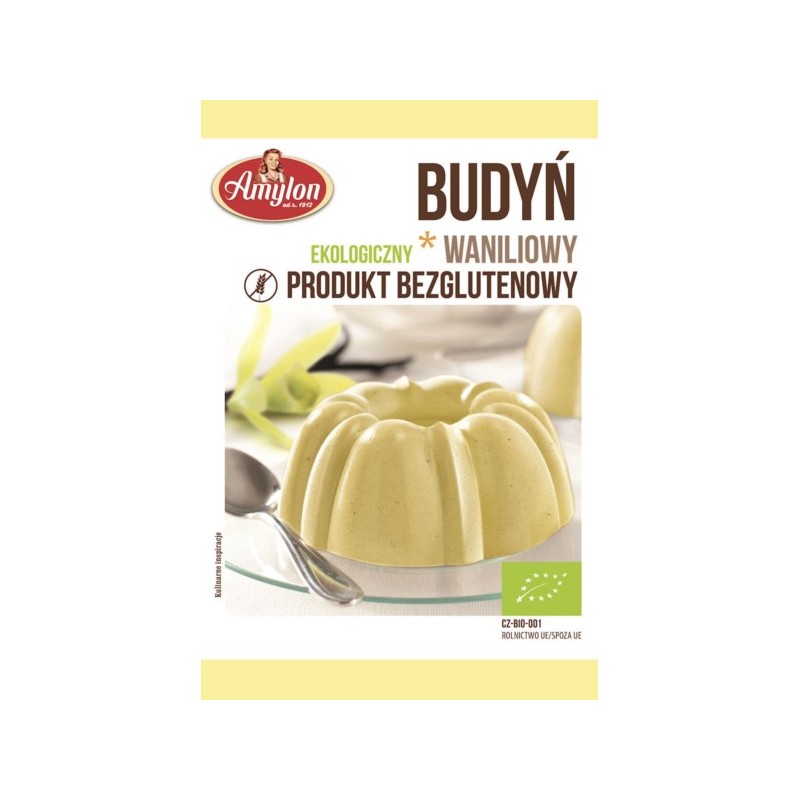 AMYLON Budyń Waniliowy (Bezglutenowy) BIO 40 g