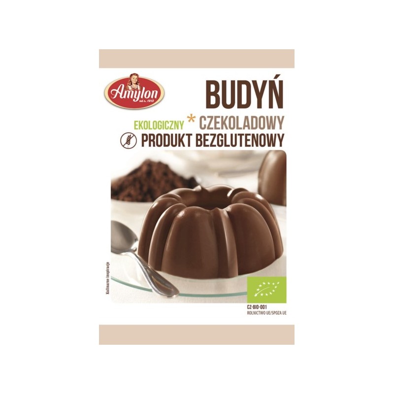 AMYLON Budyń Czekoladowy (Bezglutenowy) BIO 40 g