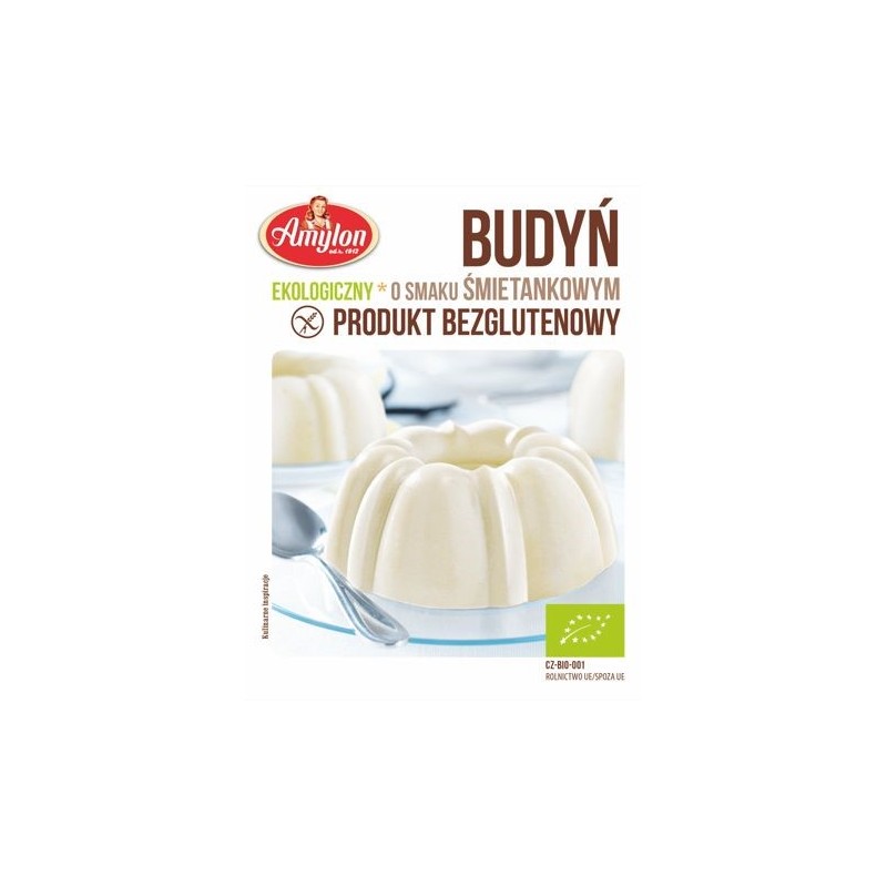 AMYLON Budyń  Śmietankowy (Bezglutenowy) BIO 40 g