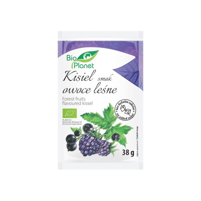 BIO PLANET Kisiel O Smaku Owoców Leśnych bio 38 g