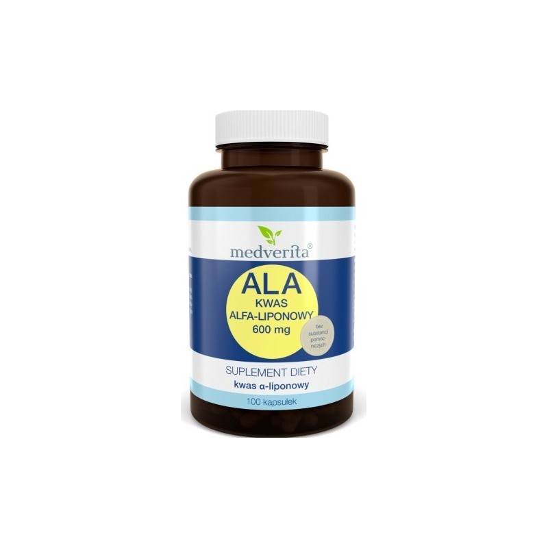 Medverita ALA 600 mg Kwas alfa-liponowy 100 K