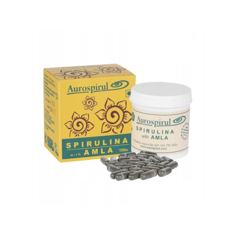 Aurospirul Spirulina Z Amlą 100 k