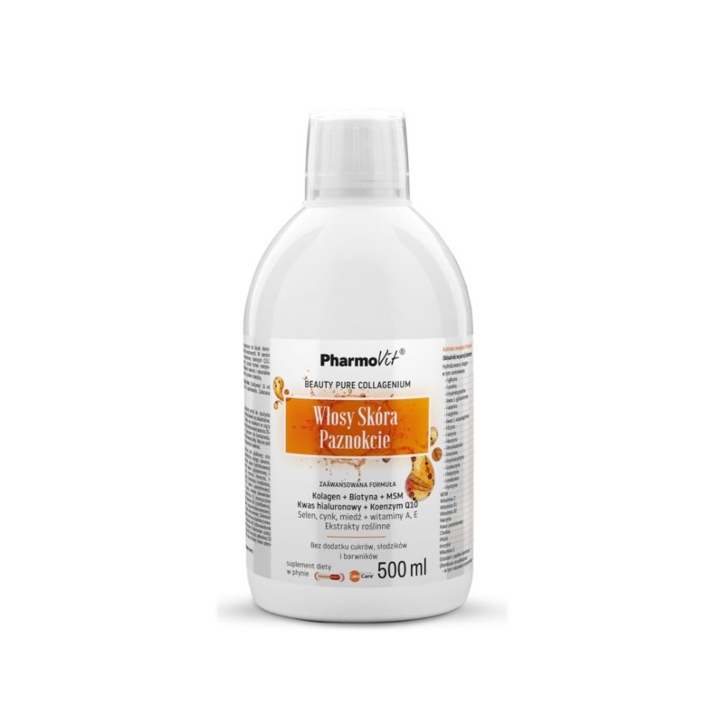 Pharmovit Włosy skóra paznokcie 500 ml